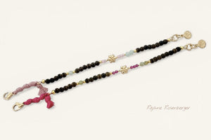 REJANE ROSENBERGER DESIGN stone bracelet "BOHO" with cotton
