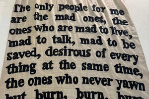 KARIEN BELLE Pashmina "POETRY" sand/black