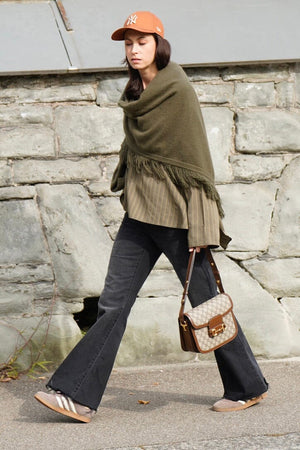 HAPPY HOUSE Le Pantalon - Jeans "TULIPE" noir délavé