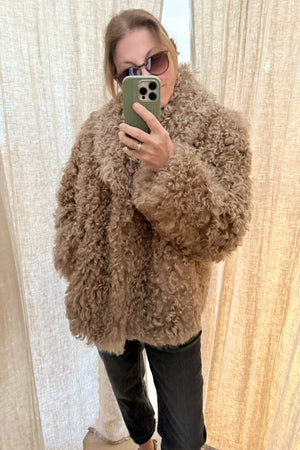 GUSHLOW AND COLE Curly Toscana fur scarf