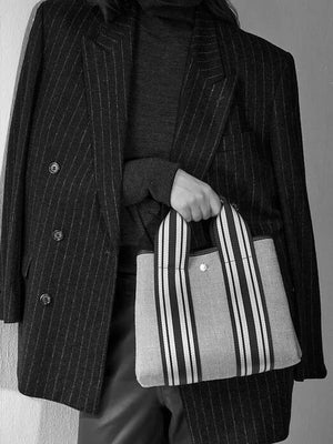 Flanneltasche "Traversée" small chocolat