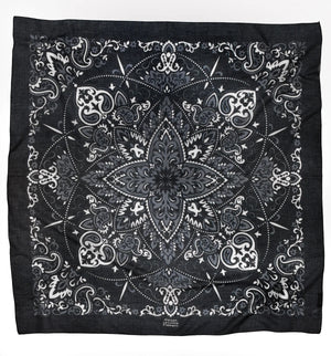MAISON LECOMTE FLAMANT cotton scarf "Bandana" sand