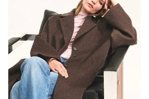 VELVET Wollmantel "LAFAYETTE07" mocha