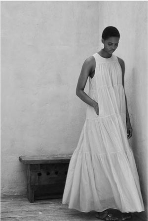 DEVOTION cotton dress "DEESSE" khaki (C)