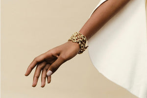 GAS BIJOUX "OLEA" Cuff gold