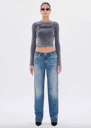 HAIKURE Wide Jeans "LISA" blue rider