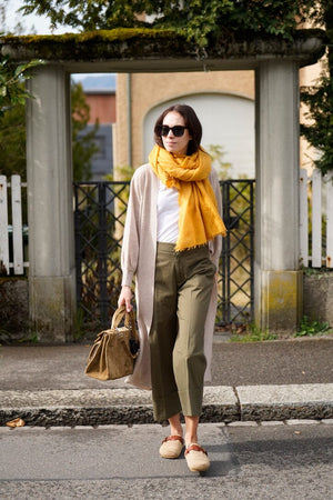 Choice by Réjane Rosenberger cashmere scarf antra (MS-222)