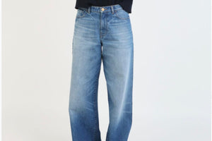 HAPPY HOUSE Le Pantalon - Jeans "BAGGY" bleu wash