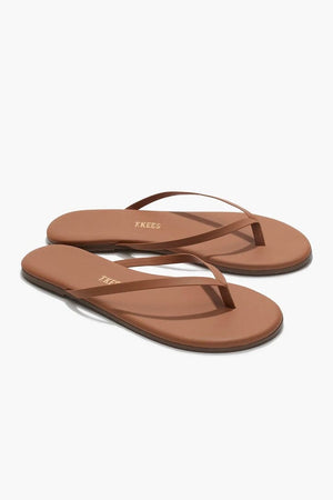 TKEES Leder Flip Flop "CLASSIC" naturale