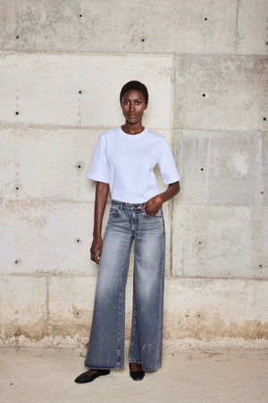 BORO Denim Wide Jeans "KURE" grey wash