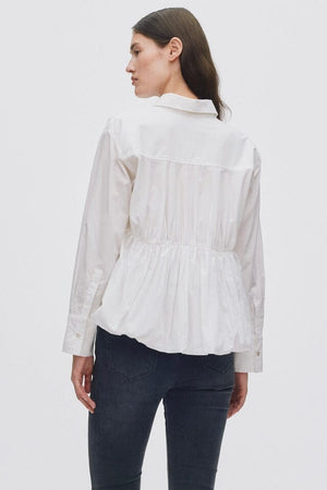 RABENS SALONER Baumwollbluse "SOPHIE" weiss