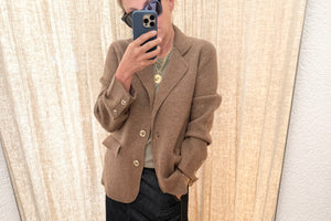 NOTSHY cashmere sweater "TINI" beige chiné