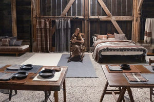 LIBECO Linen pillow "PATAGONIA" natural 63x63