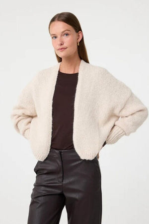 KNIT TED Kuschel Strickjacke "BECKY" creme