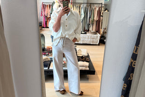 HAPPY HOUSE Le Pantalon - Jeans "OVERSIZE" chanel wash