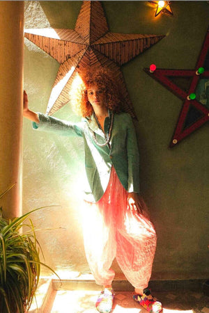 CLARAMONTE Leinenblazer "BOWIE" green