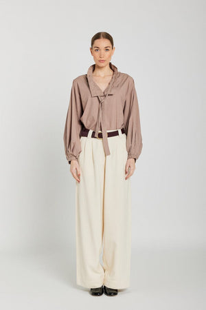 V.DE.VINSTER Baumwollbluse "CLARA" dusty rose