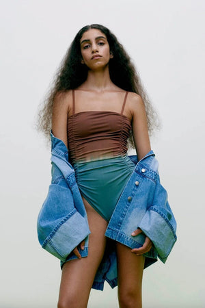 RABENS SALONER Einteiler "SALI" cognac blue combo