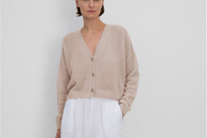 FFC Pullunder Cardigan "15025" light sand
