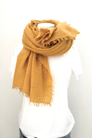 Choice by Réjane Rosenberger cashmere scarf gray méliert (MS-70027)