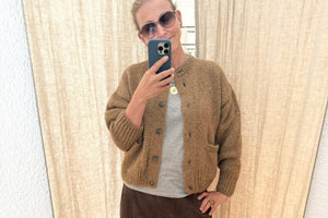 KNIT TED Kuscheljacke "BILLY" hazel