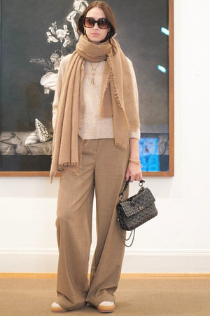 JONATHAN SIMKHAI Marlenehose "Juliette" carro camel