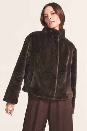 VELVET by Jenny Graham Fakefurjacke "SHEENA" espresso