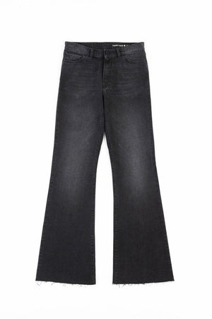 HAPPY HOUSE Le Pantalon - Jeans "TULIPE" noir délavé