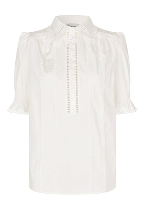 DEA KUDIBAL cotton blouse "DARADEA" natural white