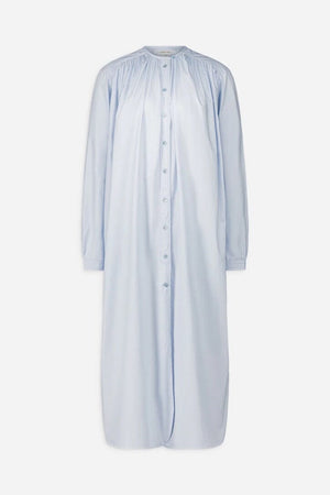 LAURENCE BRAS Baumwollkleid - / Mantel "CIGAR" blu