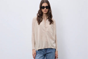 NOTSHY cashmere sweater "TINI" beige chiné