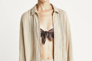 MASSCOB Baumwollbluse "Calimera" sand