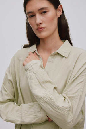 RABENS SALONER Baumwollbluse "JOJO" navy