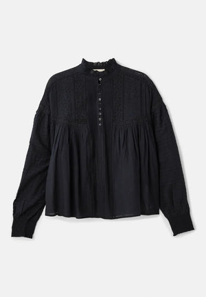 VANESSA BRUNO Baumwollbluse "DAHLIA" schwarz