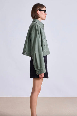 APIECE APART Cotton/Cashmere Cardigan "Ellen" cream