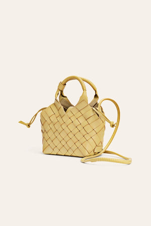 CALAJADE Leather shopper "MISU" MINI - black