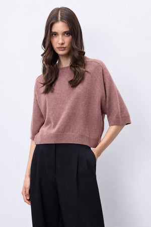 NOTSHY cashmere sweater "TINI" beige chiné