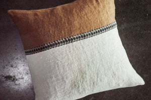 LIBECO Linen pillow "PATAGONIA" natural 63x63