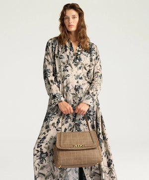 MOMONI Viscose Maxikleid "NATALIE" verde multicolor