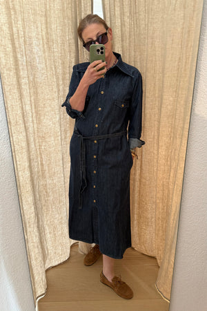 HAPPY HOUSE Jeans Kleid "Star" dark jeans