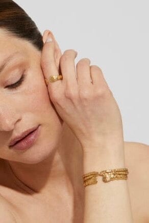 GAS BIJOUX "RIVAGE" bracelet gold plated