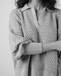 LOVE MR MITTENS Cotton Lace Polo schwarz