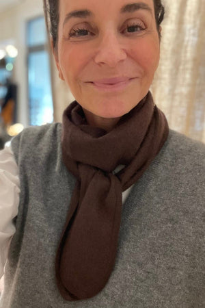 VON GOAT Cashmere Windboard uni expresso