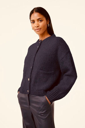 KNIT TED Kuschel Strickjacke "BILLY" midnight