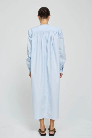 LAURENCE BRAS Baumwollkleid - / Mantel "CIGAR" blu