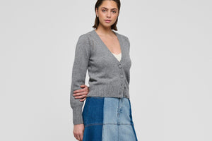 DEA KUDIBAL cashmere jacket "LIZZYDEA" gray mélange