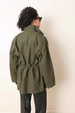 LAURENCE BRAS dicke Baumwolljacke "CARGO" khaki