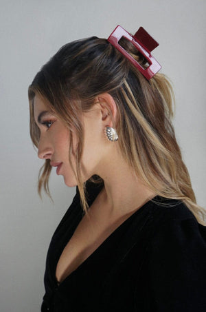 The Essential Clip "Midi" von Minimalista bordeaux