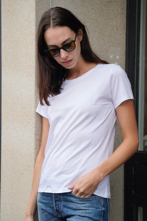Choice by Réjane Rosenberger T-Shirt "Basic" weiss