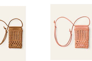 CALAJADE Leather shopper "MISU" MINI - black